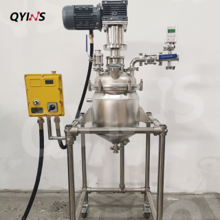 磁力密封高減速比不銹鋼反應釜10L、20L、50L